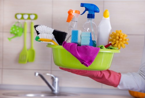 Local cleaner preparing an Airbnb property for new guests
