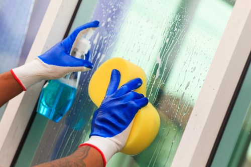 Technician refreshing a mattress in Maidavale with careful stain treatment