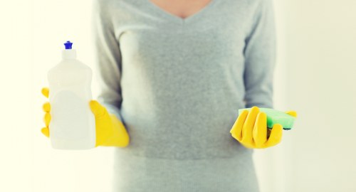 Safety review of carpet cleaning procedures by staff