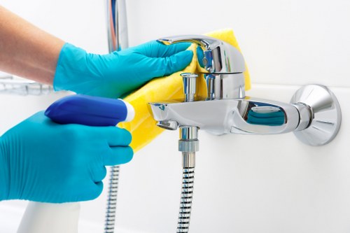 Local cleaning team servicing a Maidavale business premises